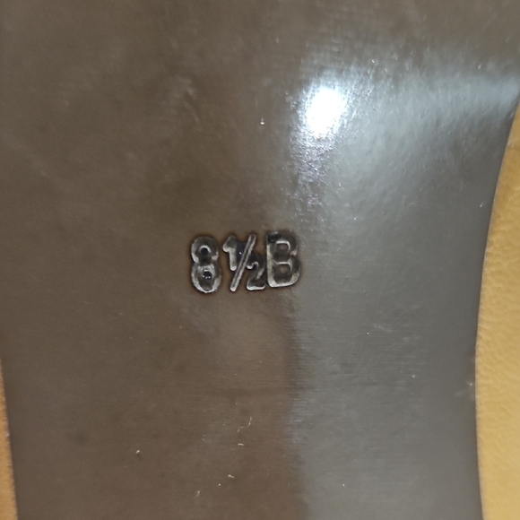 Lauren Ralph Lauren Tan Peep Toe Heels with Buckle - Picture 7 of 10